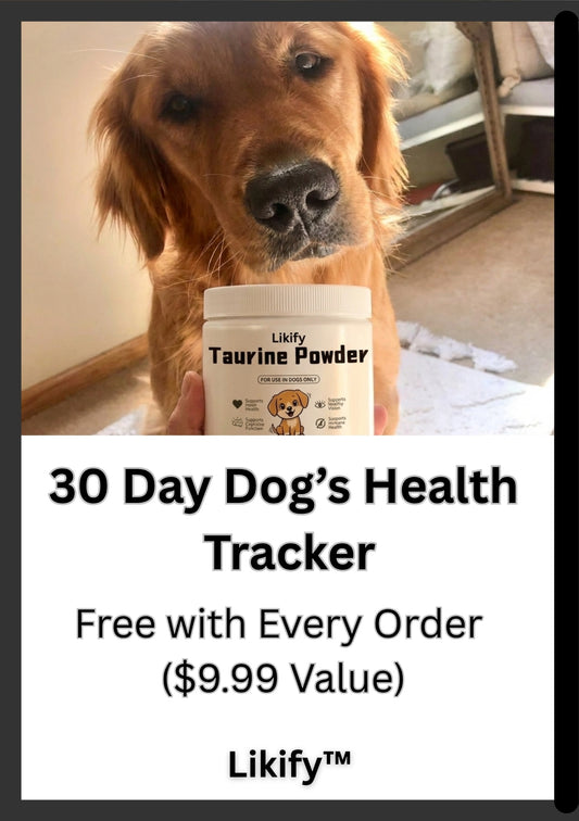 Likify 30 Day Dog Health Tracker